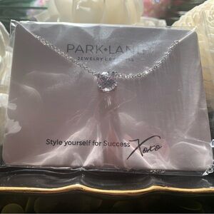 Park Lane SET of Silver Impression Necklace & Earrings